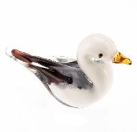 Small glass seagull - Petite mouette en verre 8cm